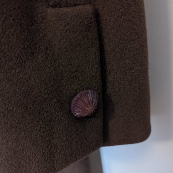 Vintage Brown Pea Coat - Picture 8 of 13